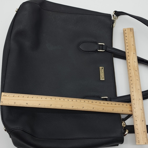 Kate Spade New York Black Leighann Laurel Way Lane Satchel Shoulder Bag Handbag - Picture 9 of 16
